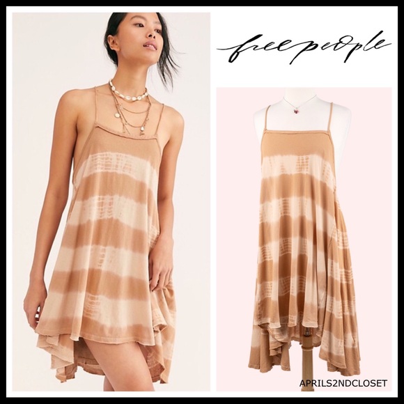 FREE PEOPLE BOHO TUNIC FLOWY MINI TANK DRESS A3C - Picture 16 of 16